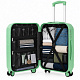 Aga Travel Комплект пътнически куфари MR4669 Зелена