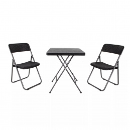 Linder Exclusiv Градински комплект BISTRO SET Черен