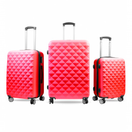 Aga Travel Комплект пътнически куфари MR4655 Червен