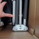 Aga 2x Градински регулируем шезлонг с сенник Черен 6DAZ359 - II. КАЧЕСТВО