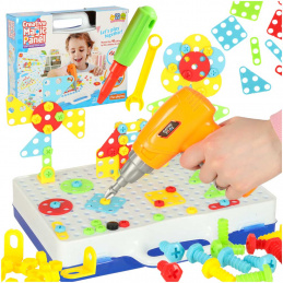 Aga Детски мозаечен пъзел с отвертка 151 части