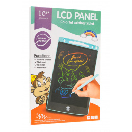 10' таблет за рисуване за деца 3+ червен + стилус + LCD дисплей + цветни рисунки