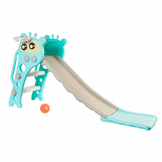 Aga4Kids Пързалка с дръжка 120 см DS3702 Светлосиня