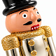 Aga Комплект коледни орнаменти 4 бр Nutcracker Golden