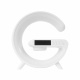Aga RGB LED лампа 5в1 с безжично зарядно Бяла