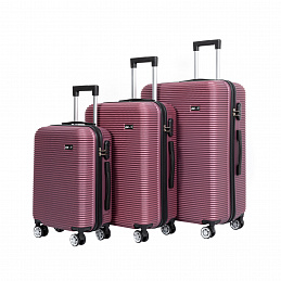 Aga Travel Комплект пътни куфари MR4651 Тъмночервен