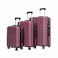Aga Travel Комплект пътни куфари MR4651 Тъмночервен