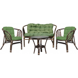 Aga Ратанов комплект BAHAMA Choco Dark Green