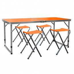 Aga Комплект за сгъване на къмпинг Orange