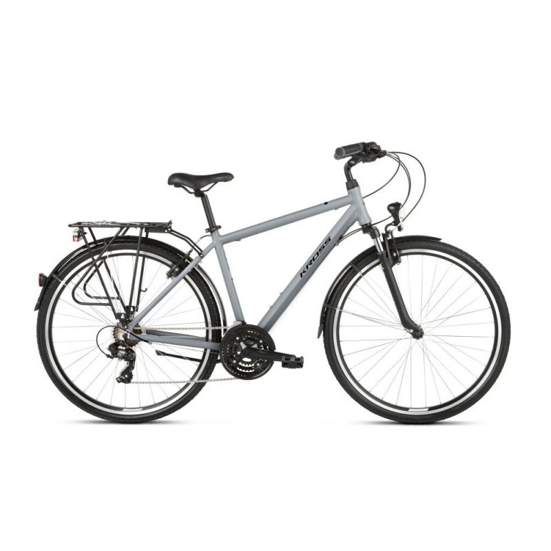 KROSS Мъжки велосипед Trans 1.0 L 28" Сиво