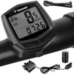 IPX4 водоустойчив велосипеден скоростомер Black Trizand 18664