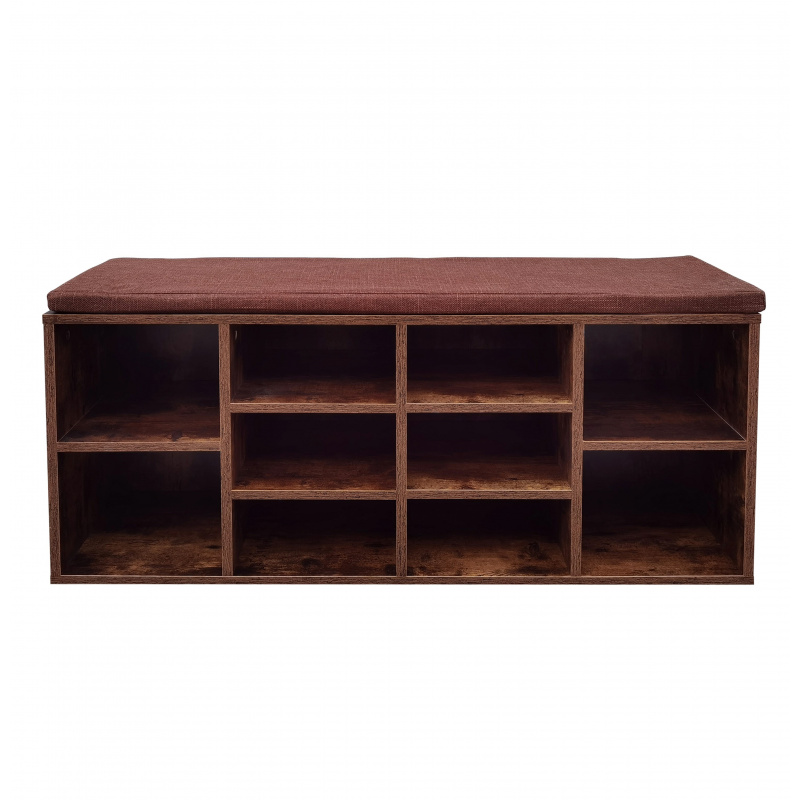 Aga Дървен шкаф за обувки със седалка MR2018