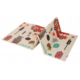 Aga Образователна сгъваема двустранна постелка от пяна City/Les