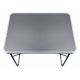 Aga Сгъваема маса за къмпинг 80x60x70 cm Grey