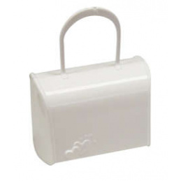 Калъф за залъгалка 0m+ POUPY Бяла чанта