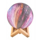 Цветна лунна лампа 15 см, 16 цвята ISO 9510