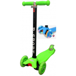 R-Sport Детски триколесен скутер H1 Green с LED колела