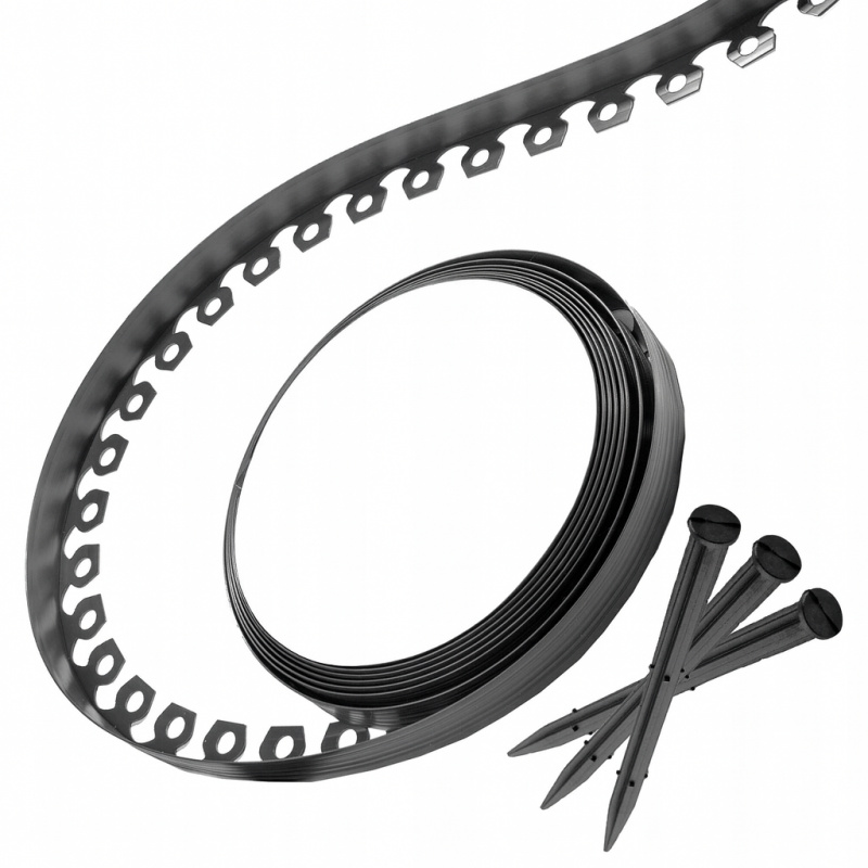 Aga Градински пластмасов бордюр 10 м