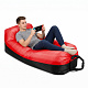 Aga Надуваем чувал LAZY BAG 230x70 см Черен/Червен