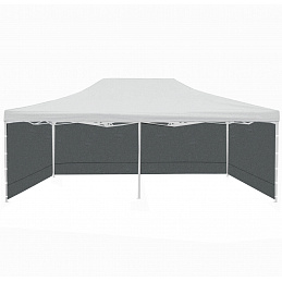 Aga Странични панели за търговски щанд 3x6m Сив