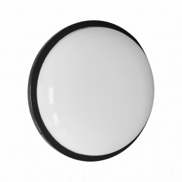 Черно LED осветително тяло за таван TOR-202C - IP65 - 20W - неутрално бяло