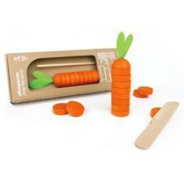 MILANIWOOD Дървена игра за умения Chop the Carrot 5+