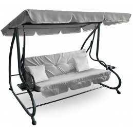 Aga Градинска люлка 2в1 GRANDLUX XXL Светлосива
