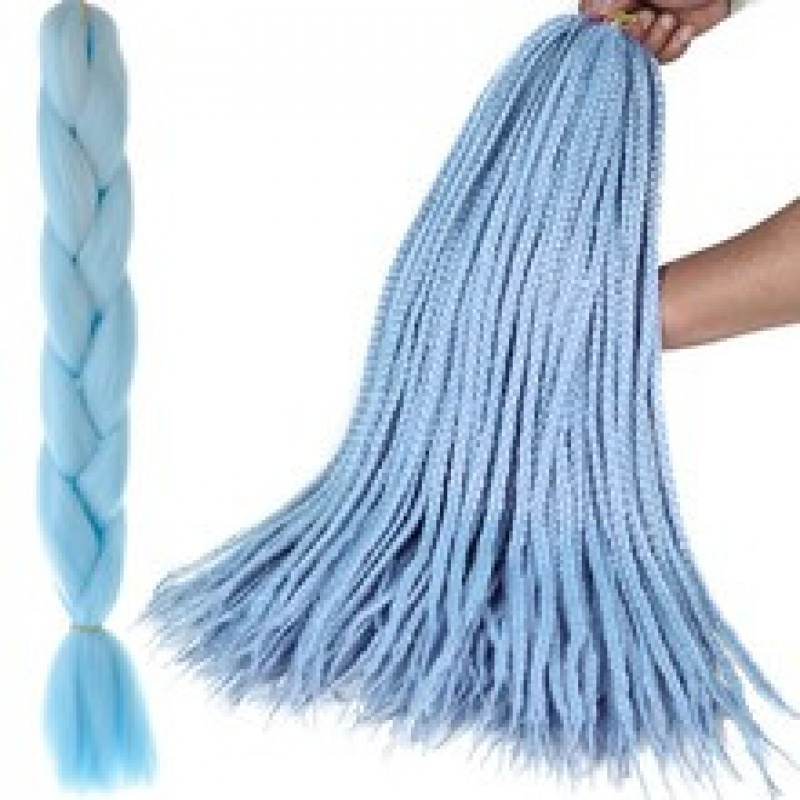 Синтетични плитки за коса Canel Ombre blue ISO