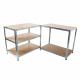 Linder Exclusiv Метален рафт 180x100x60 cm 5 рафта