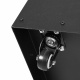 Aga Контейнер за пелети 36x36x52 см Черен