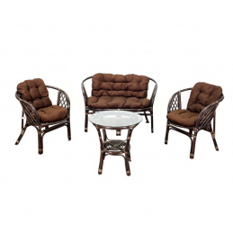 Aga Ратанов комплект BAHAMA Choco Brown