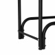 Поставка за дърва Aga 200x36x116 см Черна