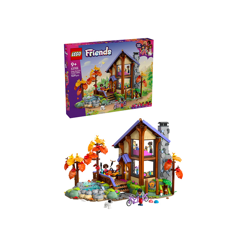 LEGO® Friends 42705 Útulná chata v podzimním lese