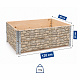 Aga Повдигнато легло 120x80x40 см Камък