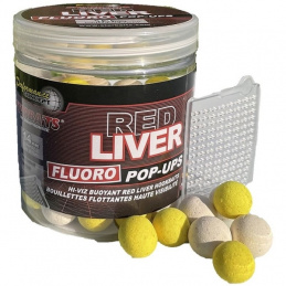 Starbaits Floating Boilie Fluo Pop Red Liver 14mm 80g