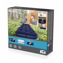 Велурен матрак с помпа 185 76 28cm BESTWAY