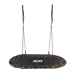 Aga Висящ овален хамак 150x79 см Камуфлажен
