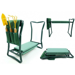 Aga Градинска многофункционална табуретка Зелена