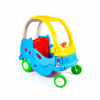 Aga Детска кола за бутане DS3902 Синьо/жълто
