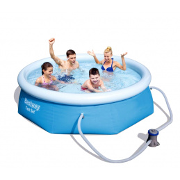 Bestway Fast Set 2,44 x 0,66 m 57268 + Касетъчна филтрация