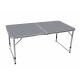 Aga Сгъваема маса за къмпинг 120x60x54/60/70 cm Grey
