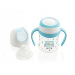 Чаша с мундщук 4m+ 120ml LULABI Owl