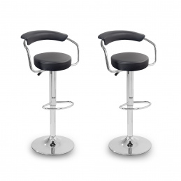 Aga 2x Бар стол MR2037 Черен