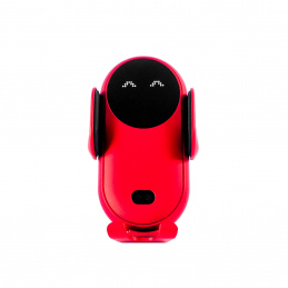 Aga Държач за мобилен телефон с безжично Qi зареждане Червен