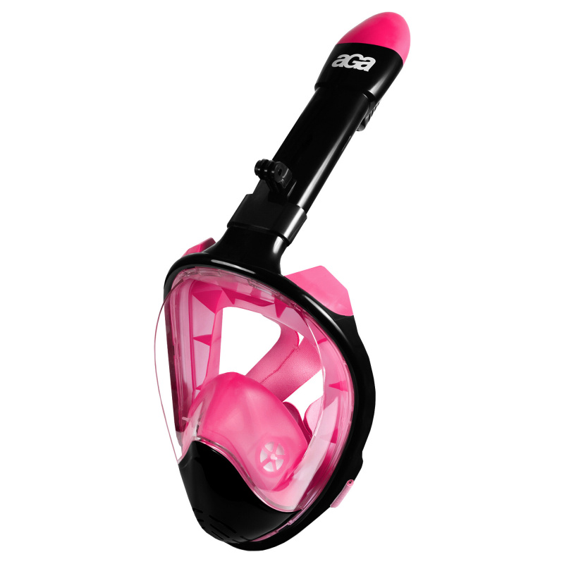 Aga Целолицева маска за гмуркане S/M Black/Pink