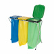 Поставка за торби за боклук Aga 3x120 л Жълт, Син, Зелен