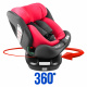 Aga Столче за кола i-Size 360° 0-36 кг DS1822 Червено