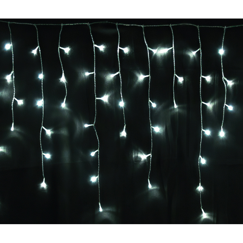 Linder Exclusiv Коледна дъждовна светлина 120 LED студено бяла