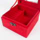 Aga Кутия за бижута 12,2x12,2x8,5 см Червена