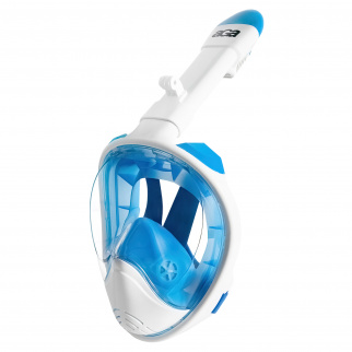 Aga маска за гмуркане с цяло лице L/XL Бяло/синьо